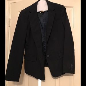 Navy suit jacket
