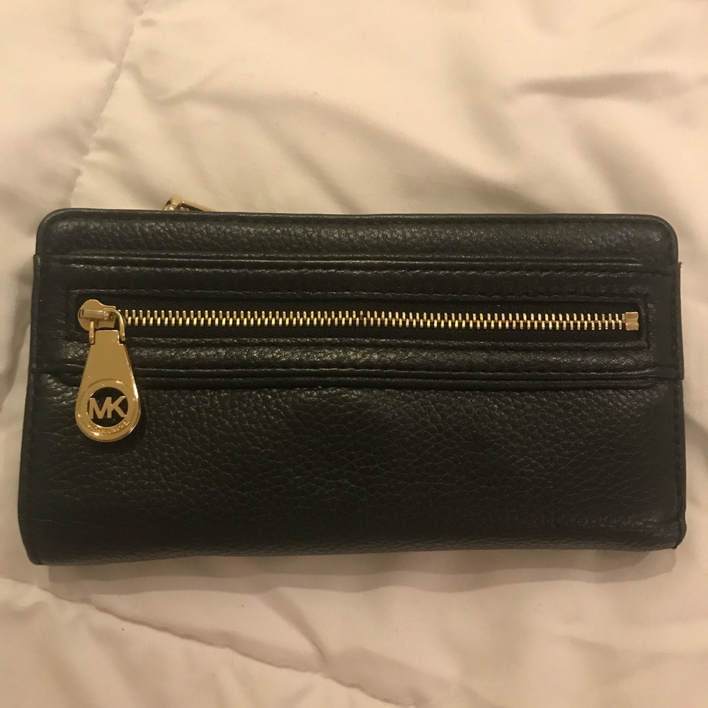 Michael Kors Black Leather Wallet