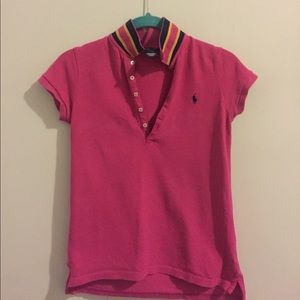 Pink polo