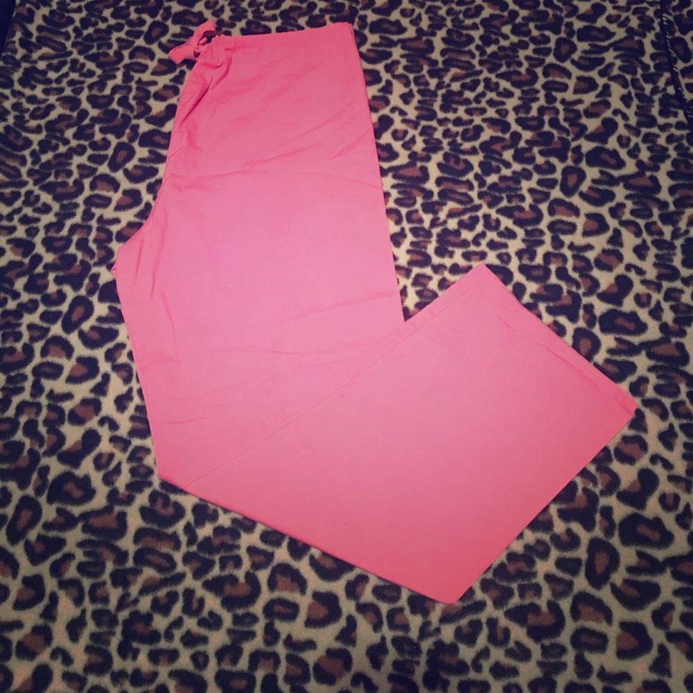 Bubble Gum Pink Scrub Pants