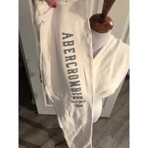 Abercrombie Logo Sweatpants Size M