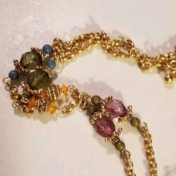 VTG Heart Cloisonne Box Locket Necklace - Picture 7 of 8