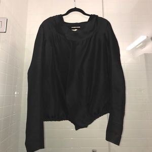 Elizabeth and James Black hooded jacket