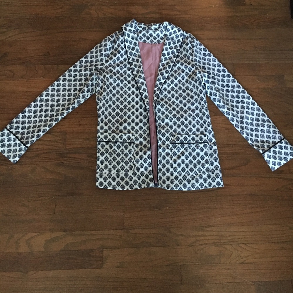 Damask Print Pajama Blazer 🆕WOT