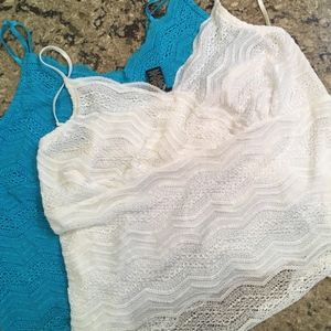 Lane Bryant fancy camisoles (lot of 2)