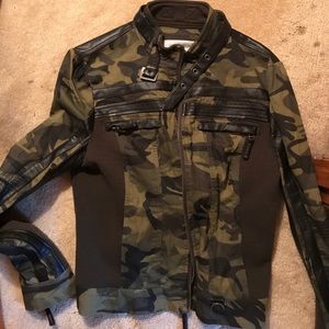 Leather Jacket Camo
