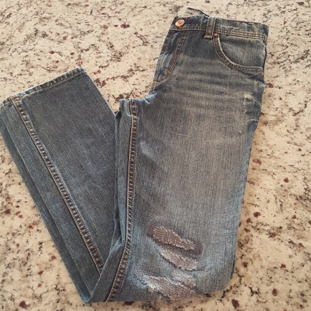 Aeropostale PSNY Boys Med Wash Distressed Jean
