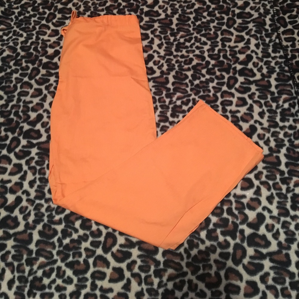 Orange Scrub Pants