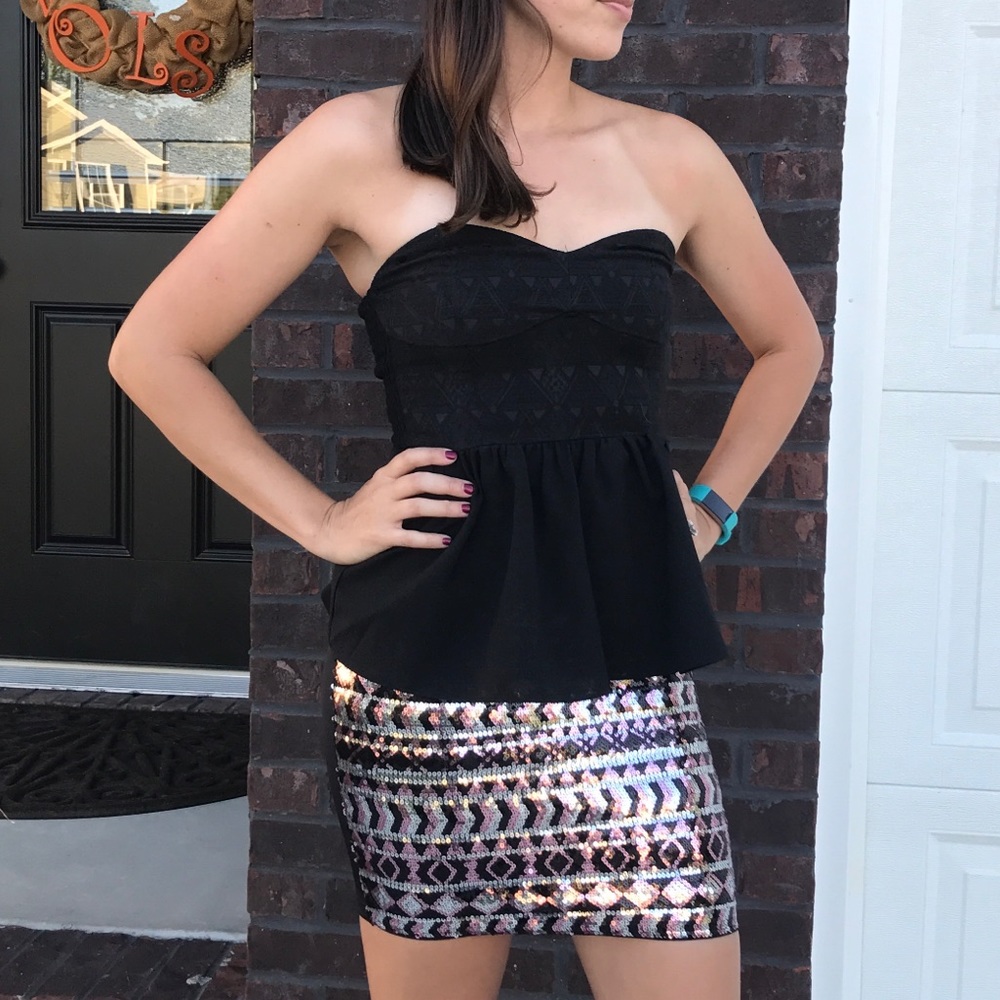 NWT Sequin Skirt