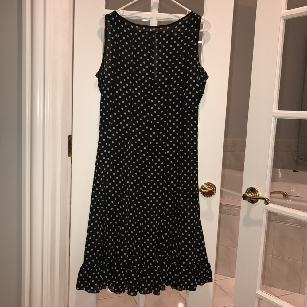 Sandra Darren Polka Dot Dress