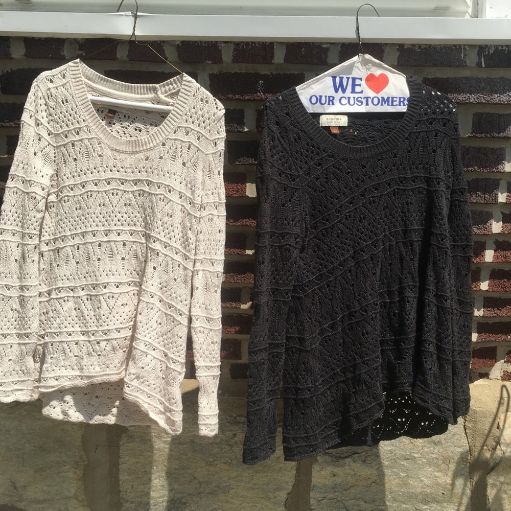 Black and White Sweater Dresses