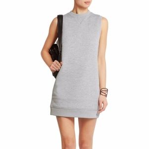 T BY ALEXANDER WANG Gray Jersey Mini Dress Size M.