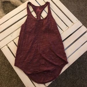 Plum sport tank top