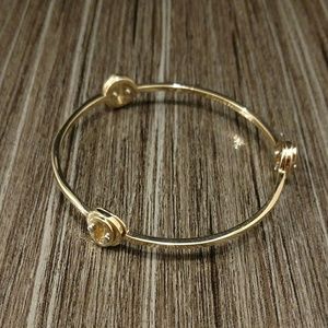 Coach gold bangle bracelet
