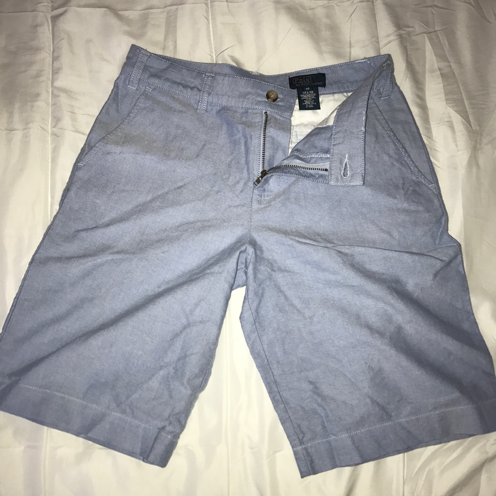 LIGHT BLUE POLO RALPH LAUREN SHORTS