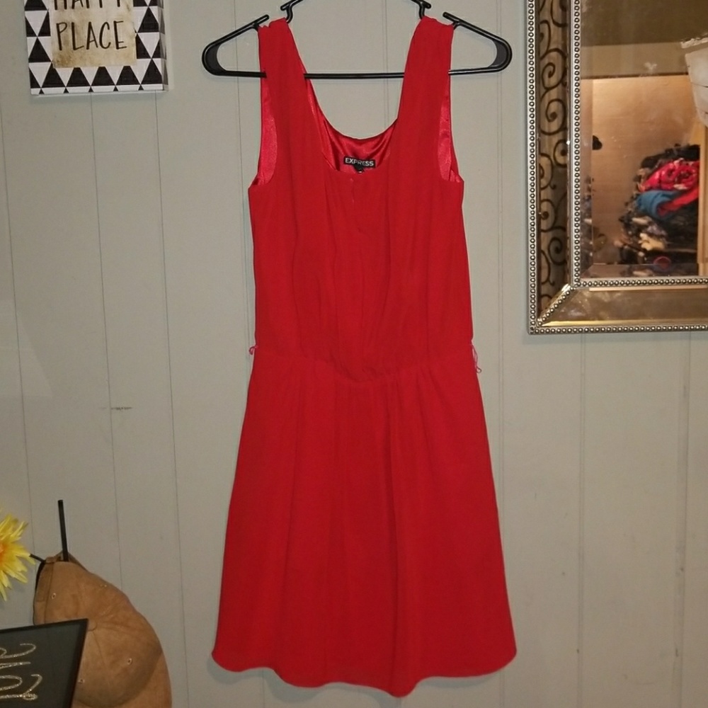 Express red dress, perfect condition