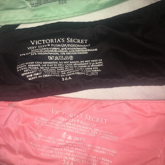 Victoria's Secret 36A push up bras - Picture 2 of 4