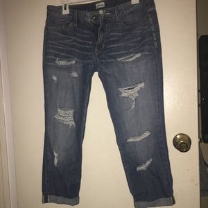 Gently worn boyfriend denim jeans