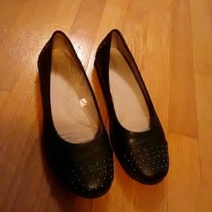 Merona studded black flats