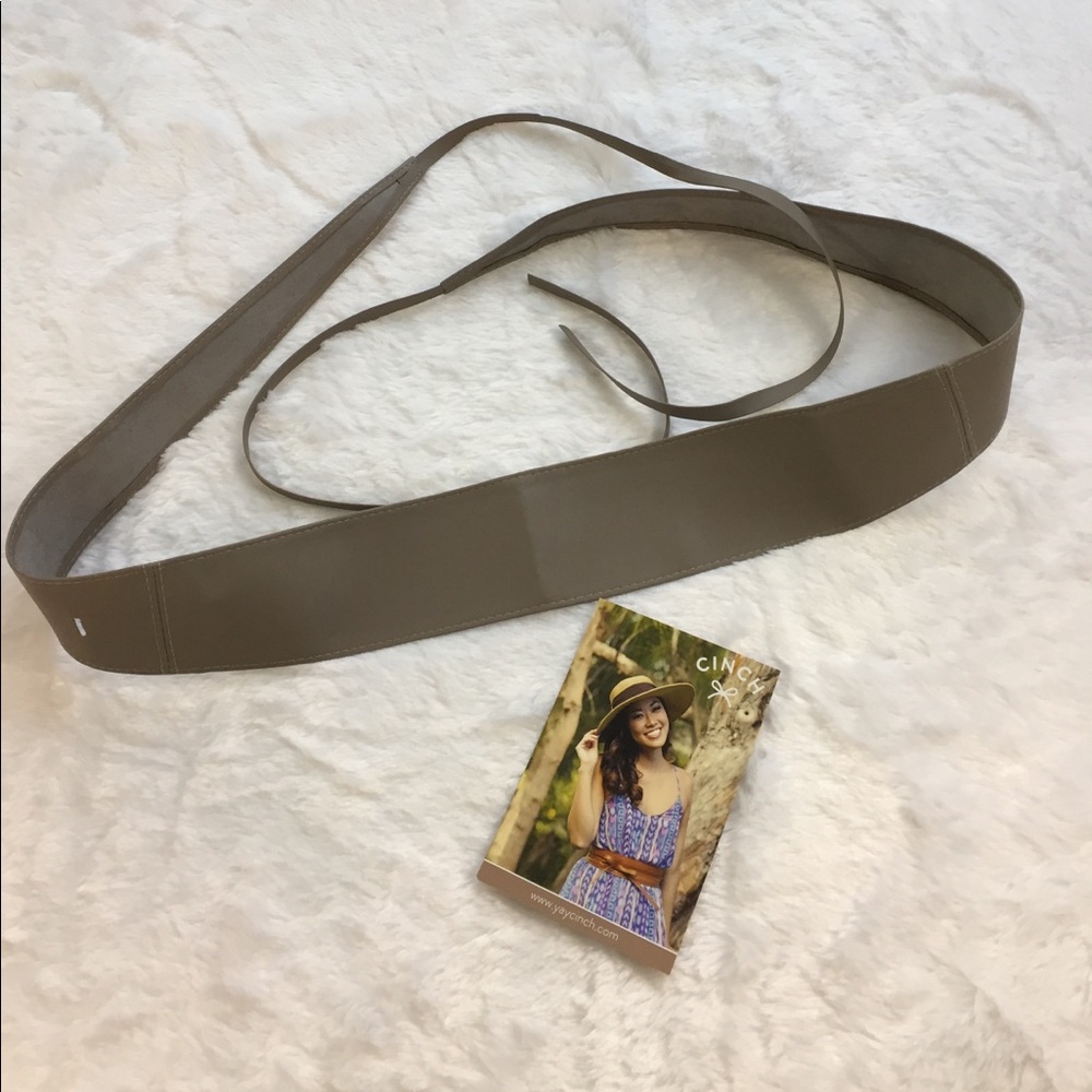Gray Long Obi Belt by Cinch