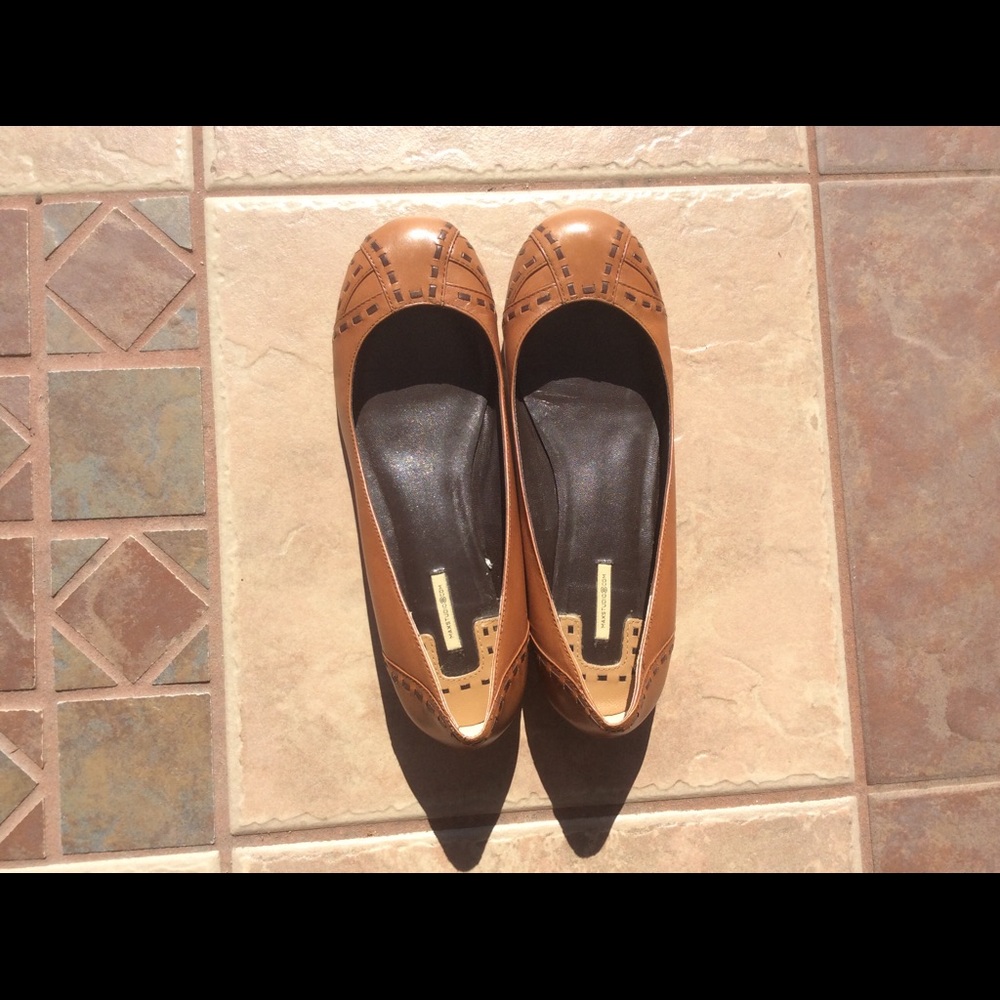 Camel colored flats