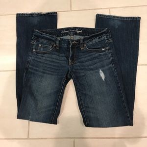 American eagle dark jeans