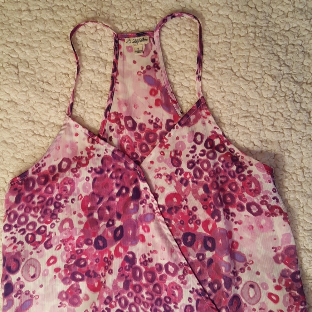Vibrant Racerback Dressy Tank Top