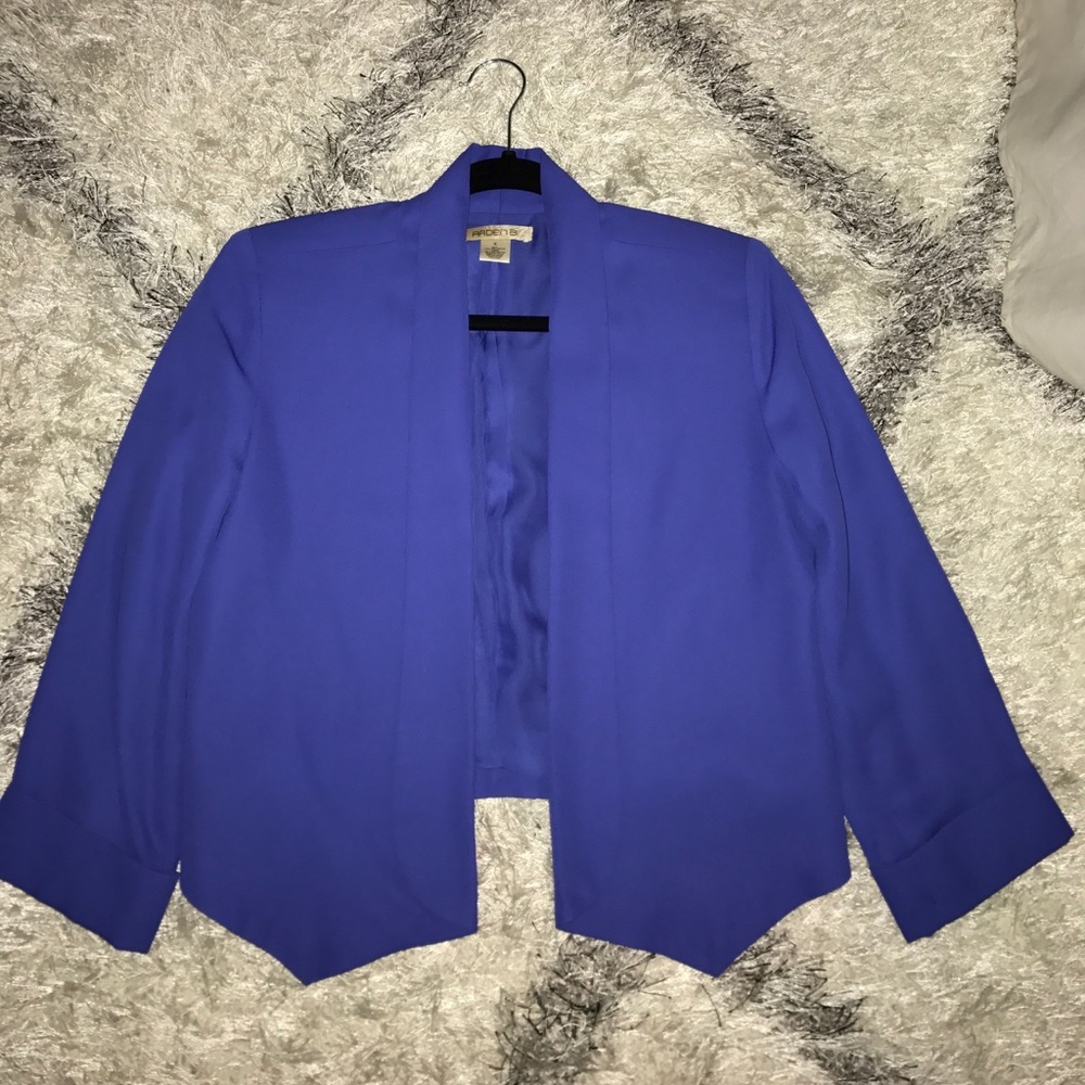 Blue short blazer