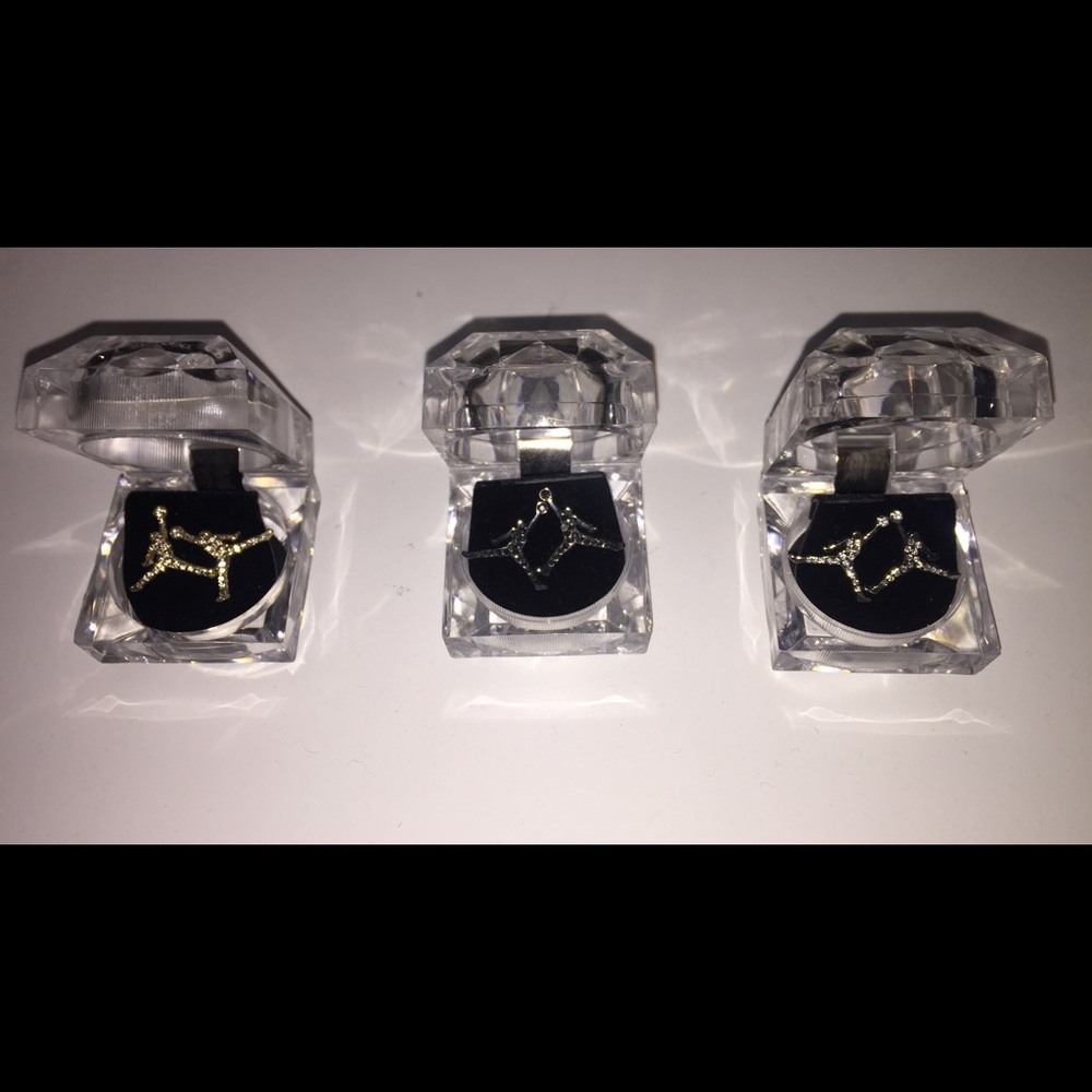 Air Jordan earrings.