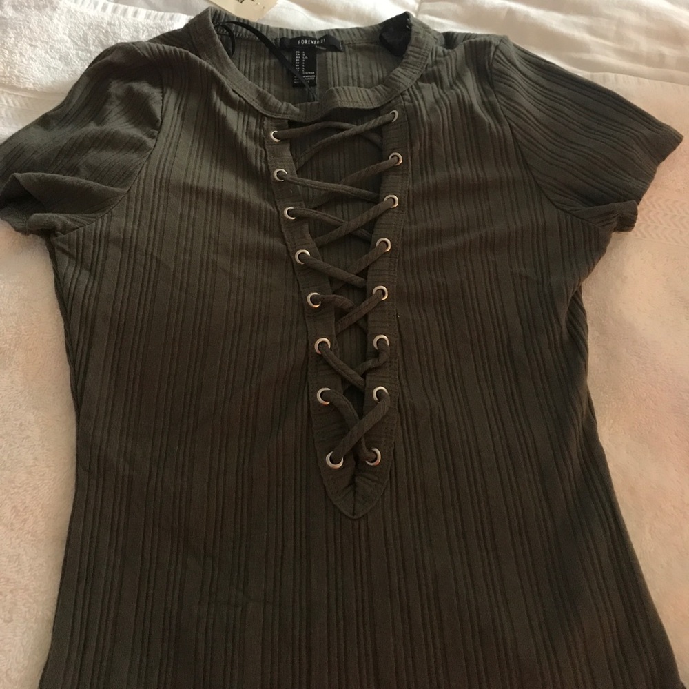 One piece body suit top