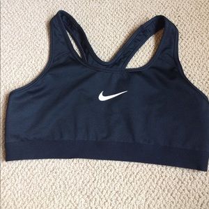 Size M Nike Dry-Fit black non-padded sports bra