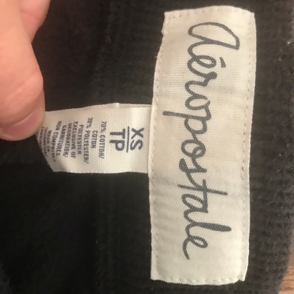 Black Aeropostale sweatpants! - Picture 3 of 3