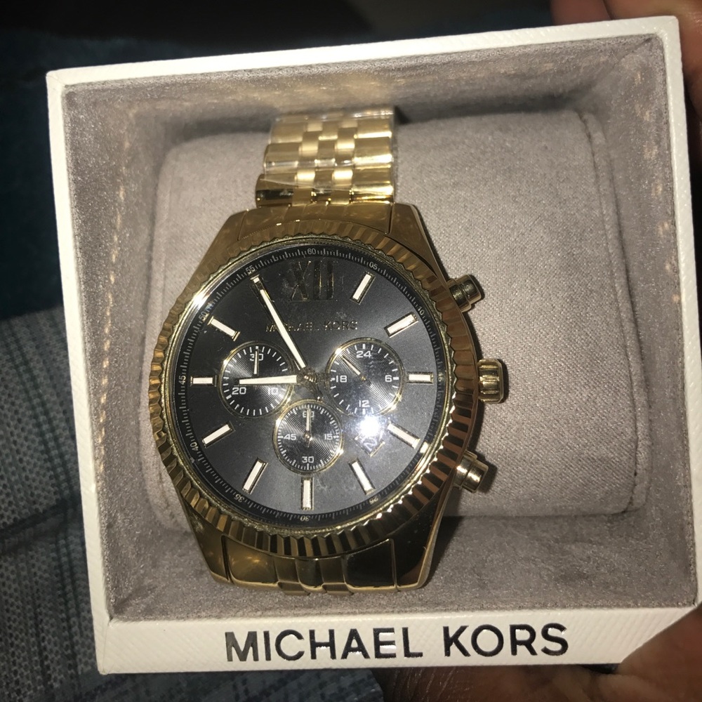 Gold Michael kors watch brand