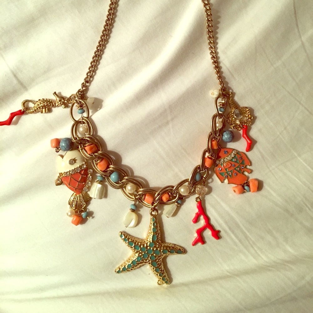 Nautical/sea-themed necklace