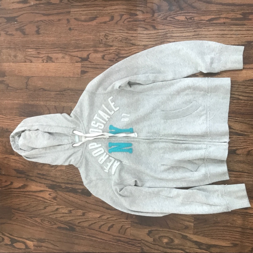 AEROPOSTALE GRAY HOODIE!