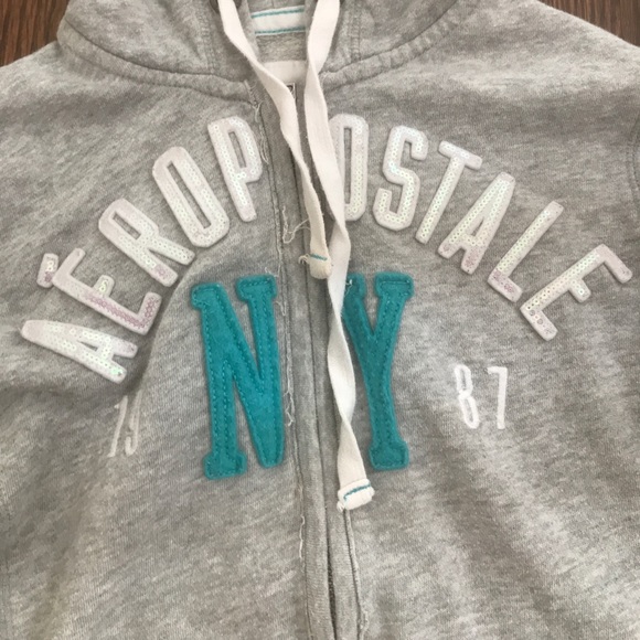AEROPOSTALE GRAY HOODIE! - Picture 2 of 3