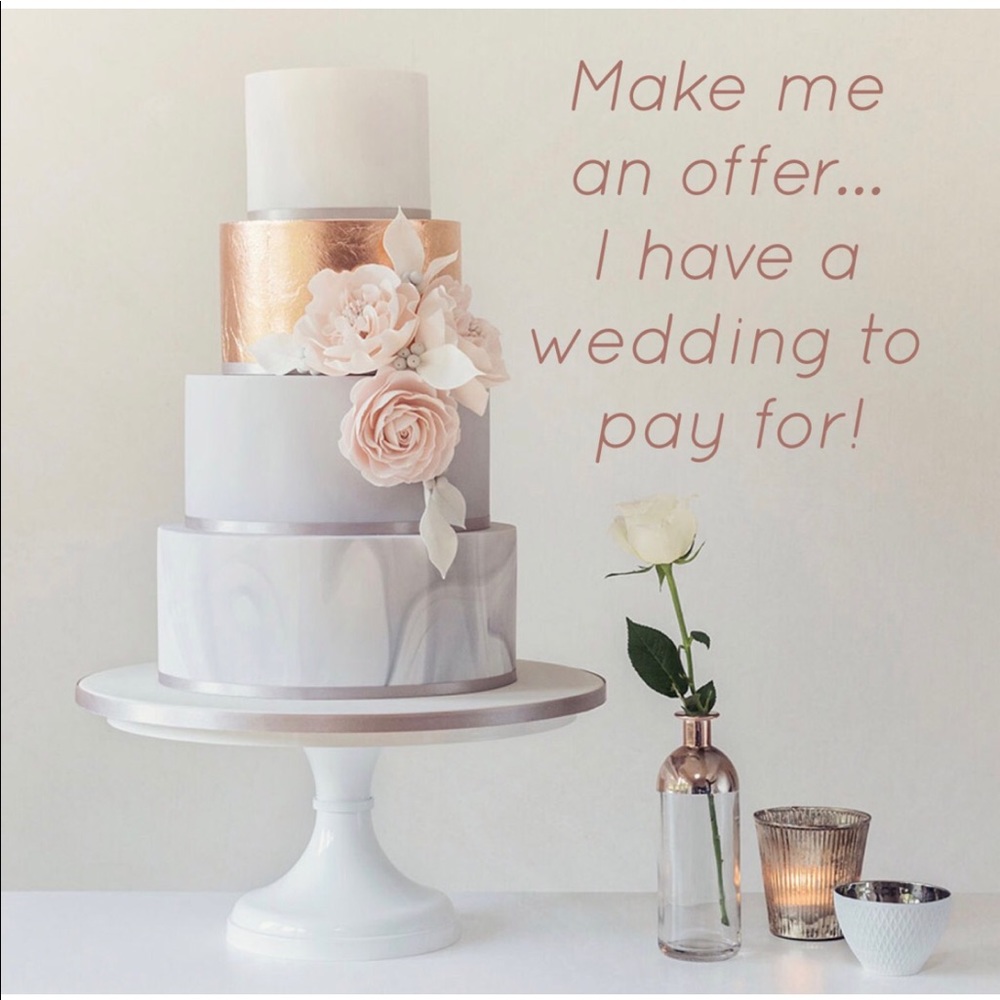 💞HELP! WEDDINGS AREN'T CHEAP💞 - Picture 1 of 4