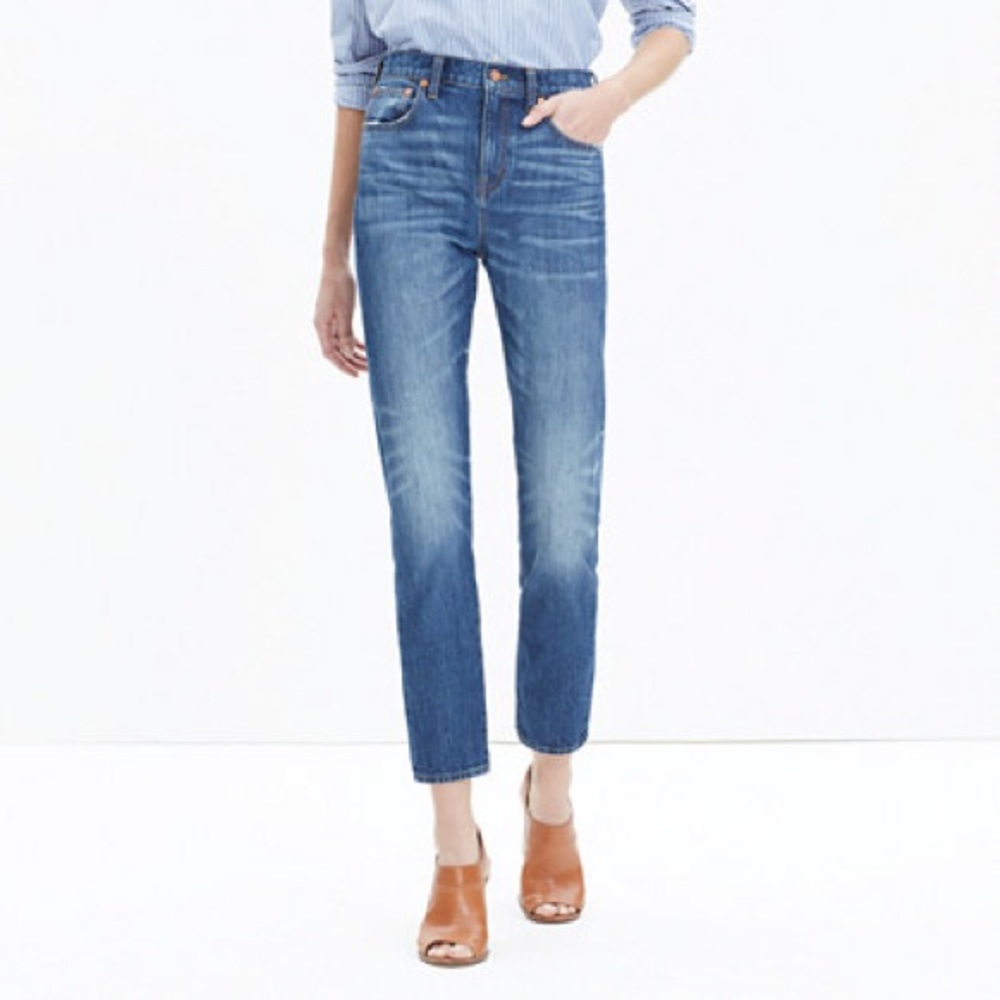 Madewell Straight Leg Crop Jean