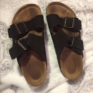 Birkenstocks Arizona Brown Size 39 Wide