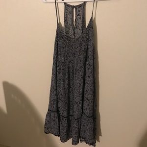 Lilac and black dress