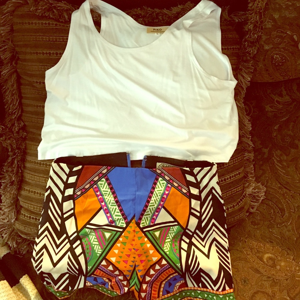 Tank and shorts