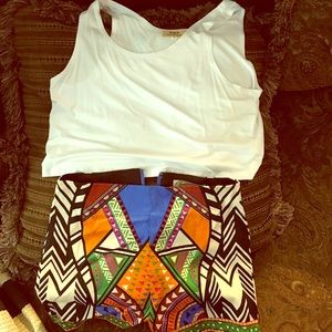 Tank and shorts