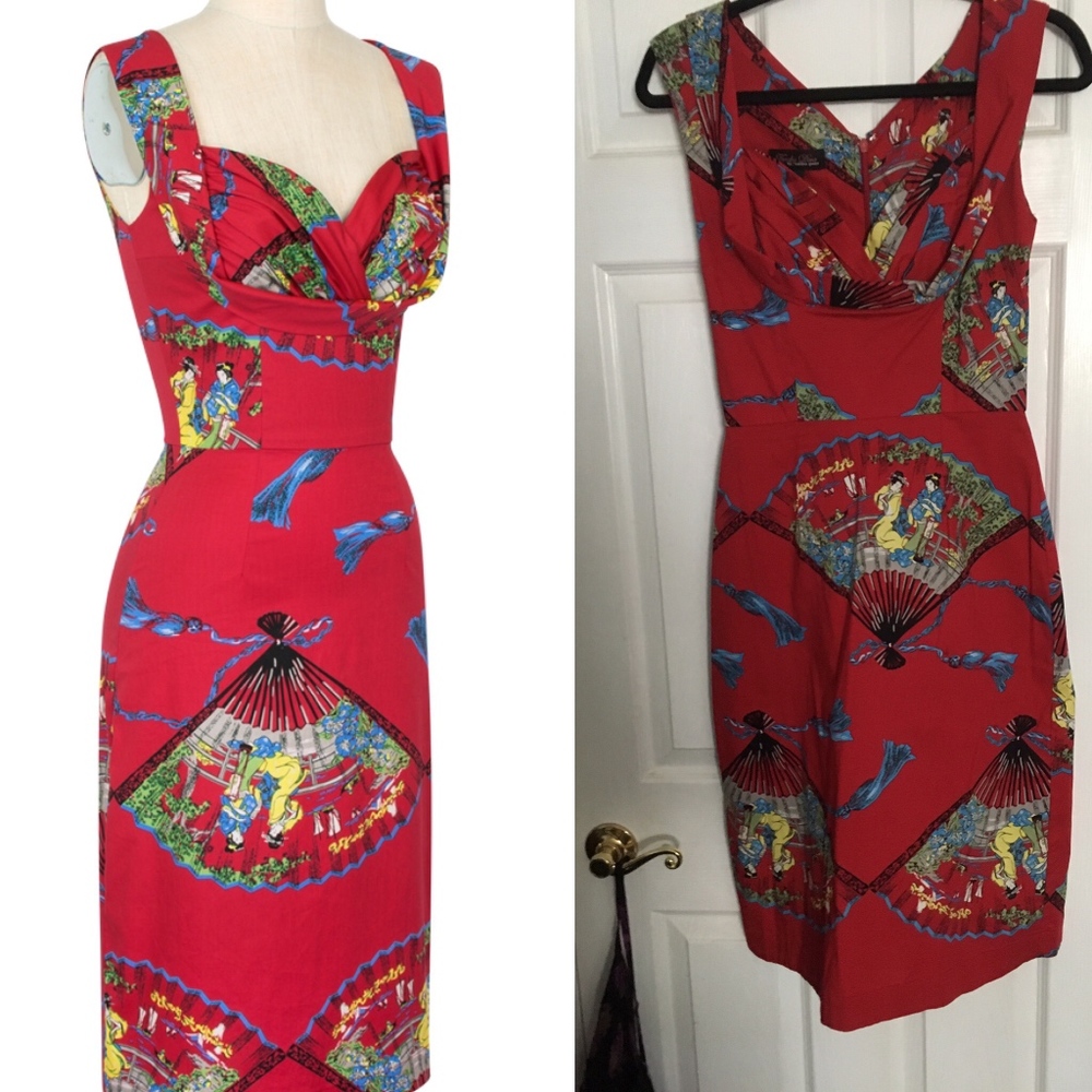NWT Trashy Diva Red Fans Honey Child, 6