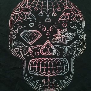 torrid Tops - EUC Sugar Skull Graphic Tee torrid Tops - EUC Sugar Skull Graphic Tee