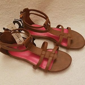 New brown gladiator girls sandal