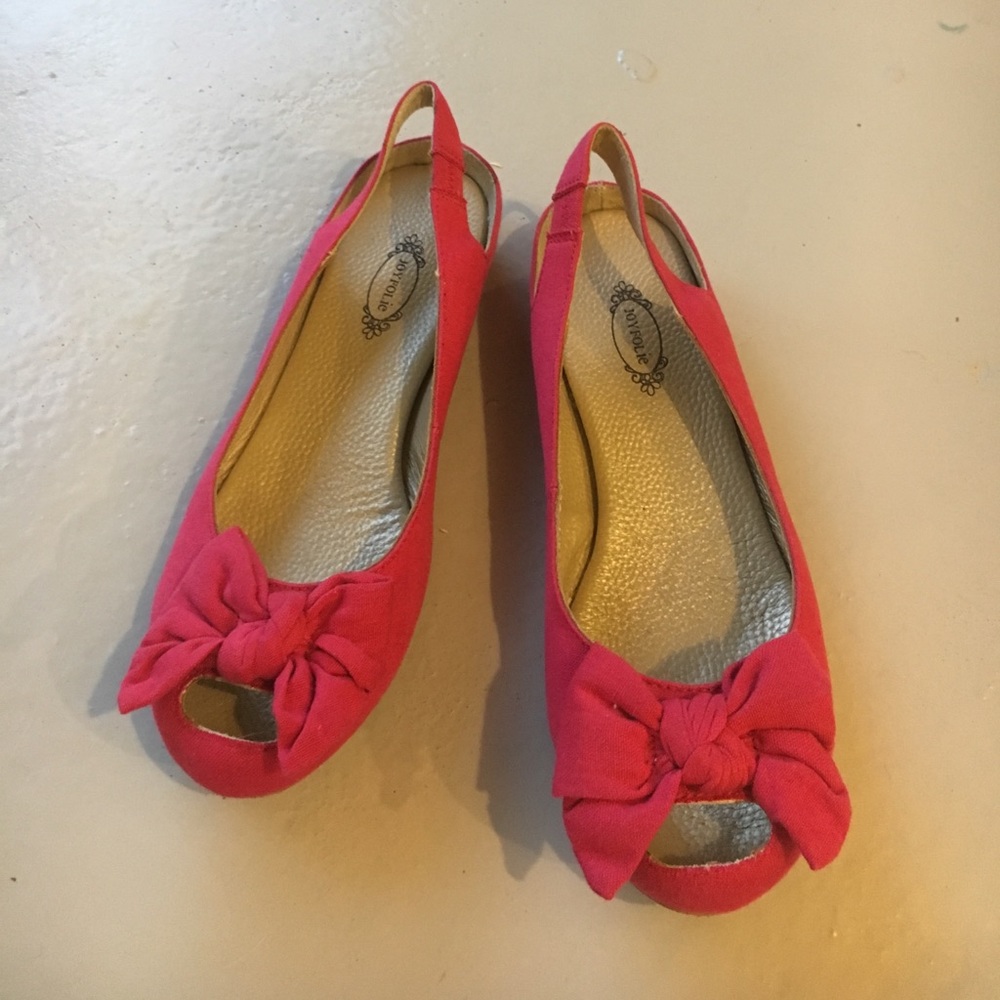 Joyfolie Apple Red Loafers 8