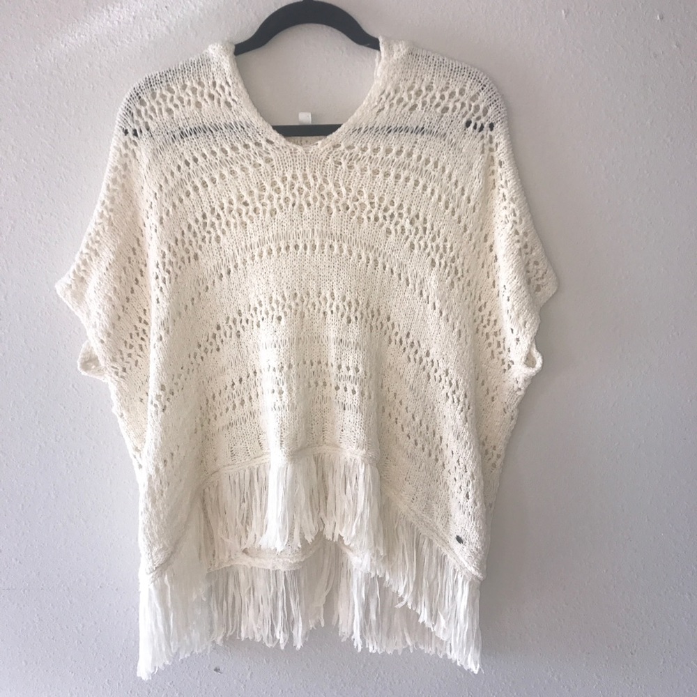 Crochet Fringe Poncho