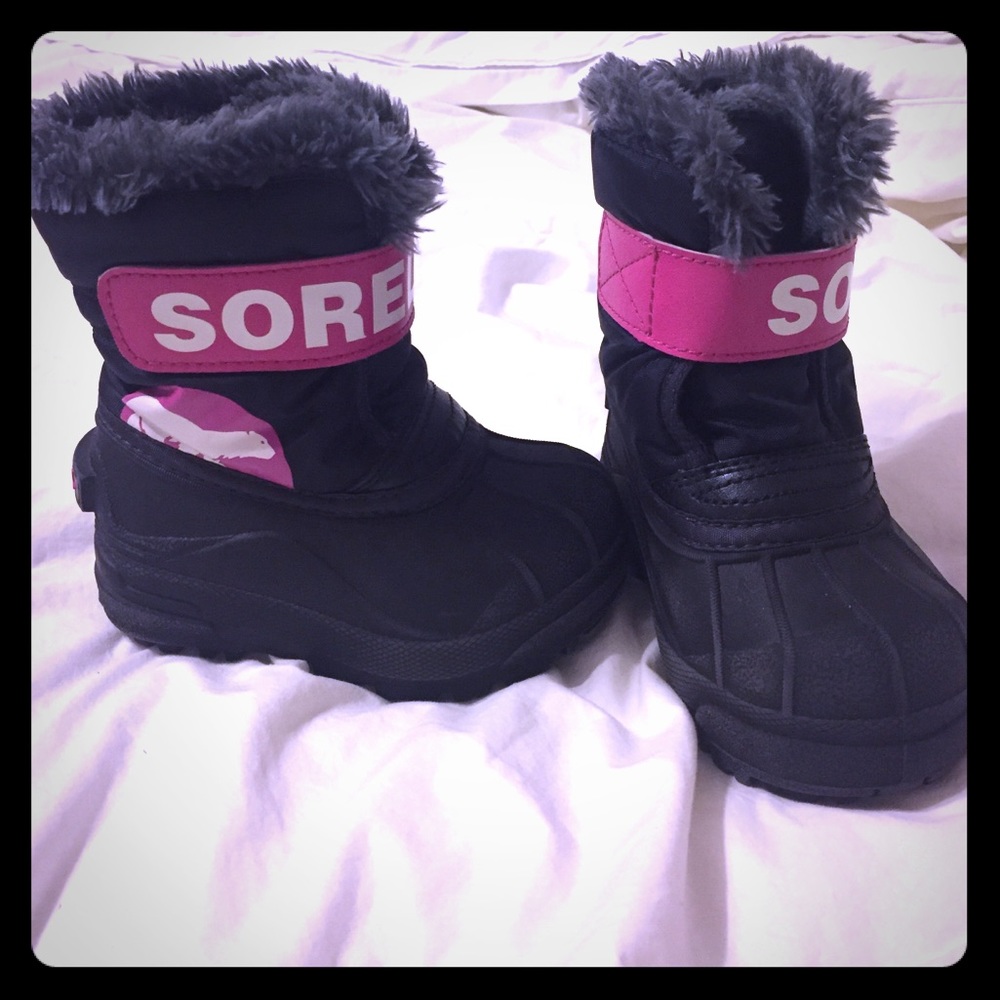 Girls Sorel Black boots