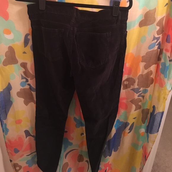 J. Crew Velour Toothpick Pants size 29 ANKLE - Picture 5 of 5