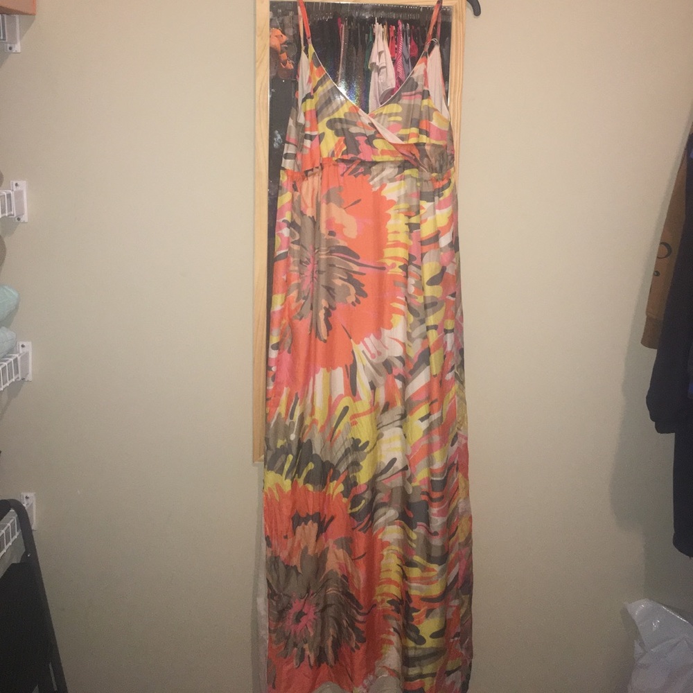 Multi colored maxi